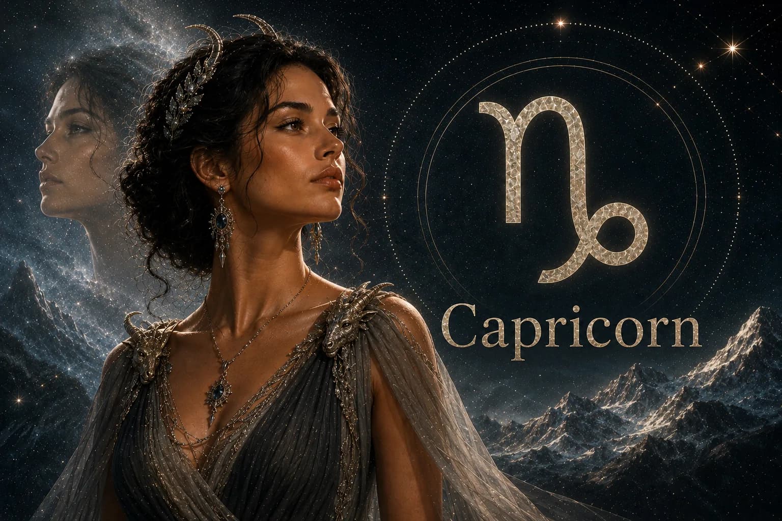 Imagine feminina pentru horoscop Capricorn