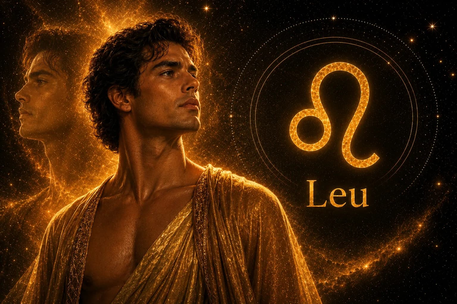 Imagine masculina pentru horoscop Leu