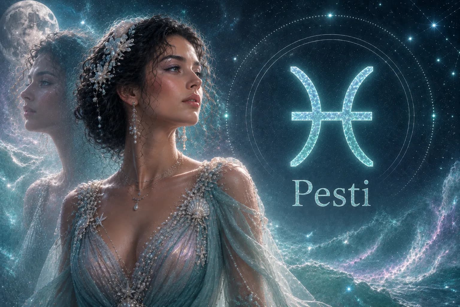 Imagine feminina pentru horoscop Pești