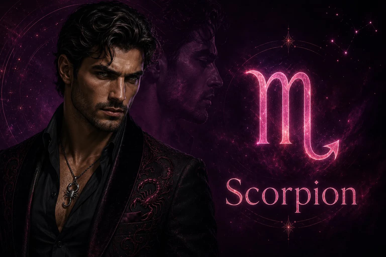 Imagine masculina pentru horoscop Scorpion