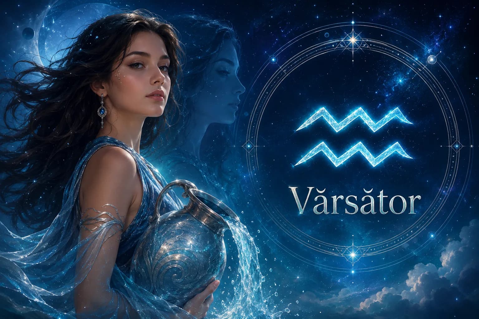 Imagine feminina pentru horoscop Vărsător
