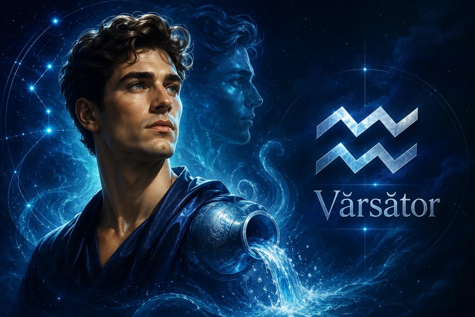 Imagine masculina pentru horoscop Vărsător
